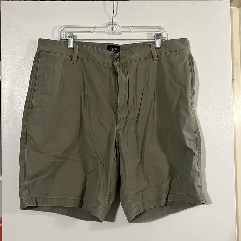 Indigo Palms khaki flat front shorts